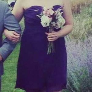 Alfred Angelo purple dress